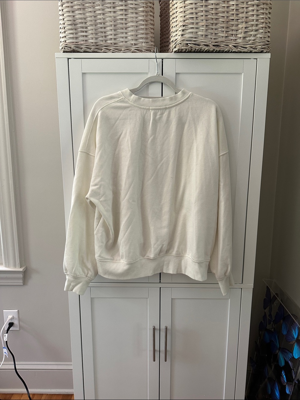 Cream Holiday Nutcracker Sweatshirt - "Let's Get Crackin'" - Picture 3 of 3